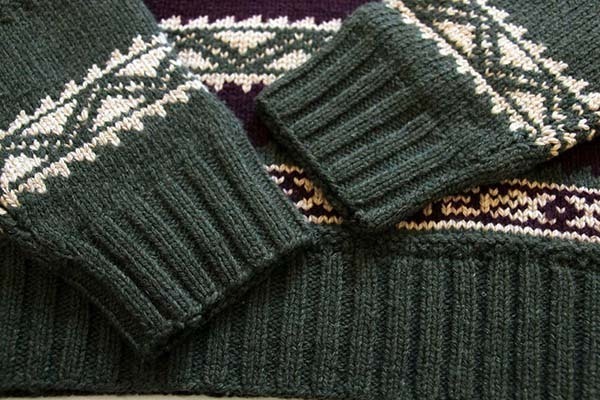 ポロ ラルフローレン 鹿柄 ノルディック柄 ハイネック ウール ハンド