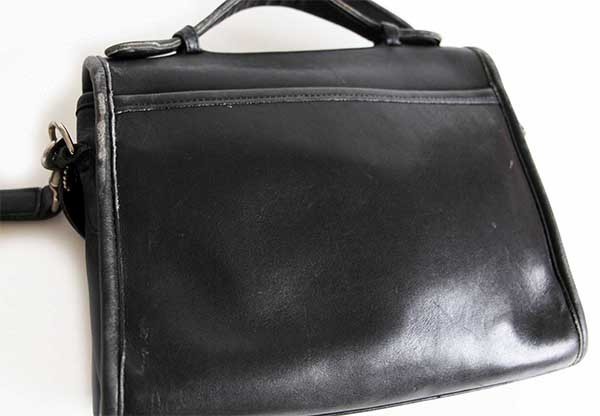 USA製 COACH オールド コーチ 2WAY レザー ショルダーバッグ 黒☆HOC