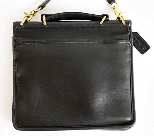 USA製 COACH オールド コーチ 2WAY レザー ショルダーバッグ 黒☆E4C