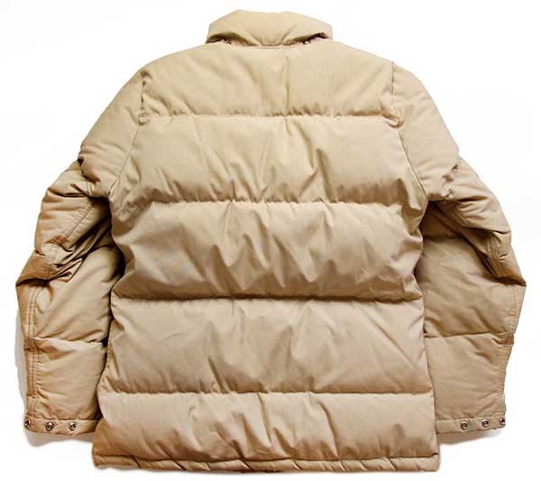 70s THE NORTH FACEノースフェイス 茶タグ ダウンジャケット ベージュ