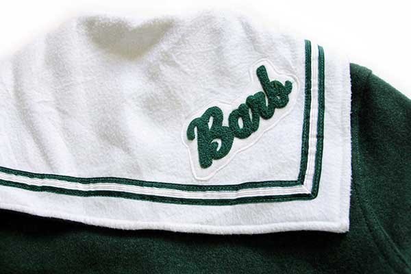 90s USA製 Holloway パッチ付き セーラーカラー メルトン ウール