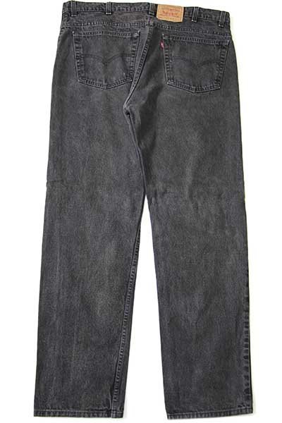 90s USA製 Levi'sリーバイス 505 ブラック デニムパンツ w42 L32☆53