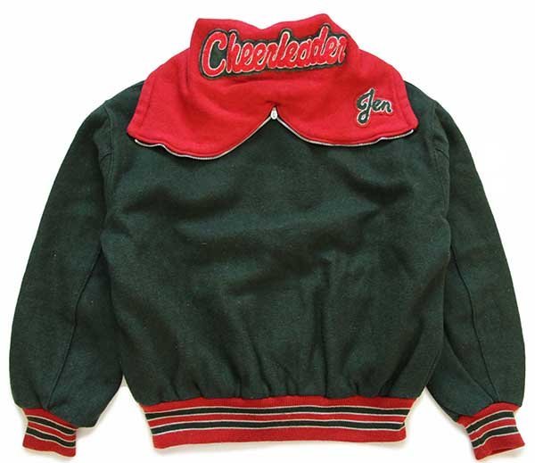 90s DeLONGデロング パッチ付き セーラーカラー メルトン ウール