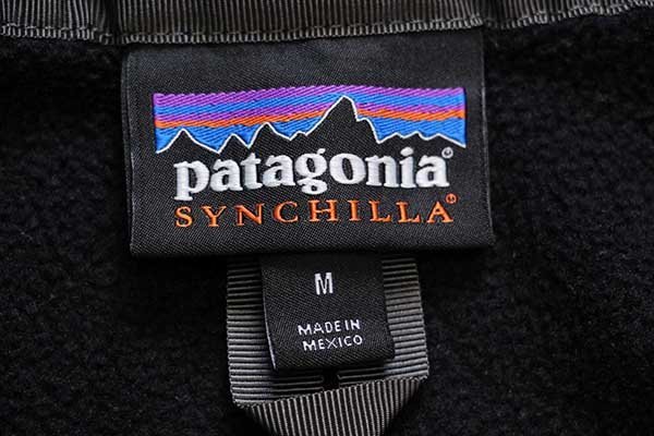 patagoniaパタゴニア スナップT シンチラ フリースベスト 黒 M
