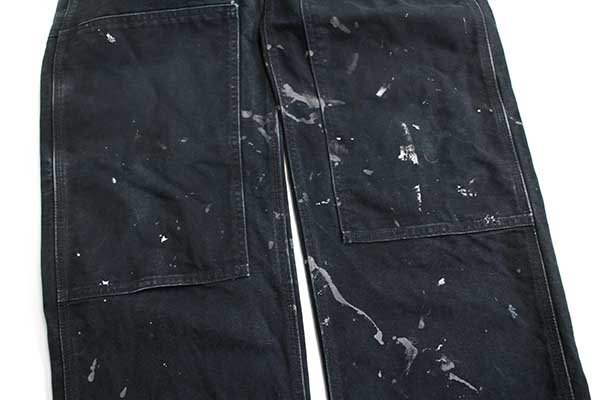 carharttカーハート ダック地 ダブルニー オーバーオール ペンキ飛び