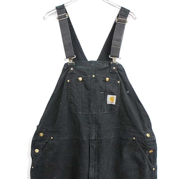 メキシコ製 carharttカーハート ダック地 ダブルニー オーバーオール