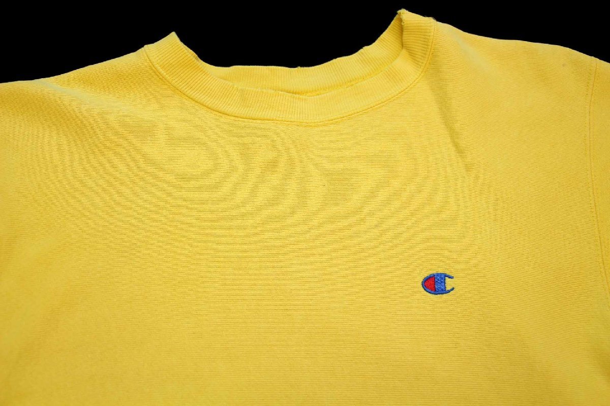 90s USA製 Championチャンピオン ワンポイント リバースウィーブ