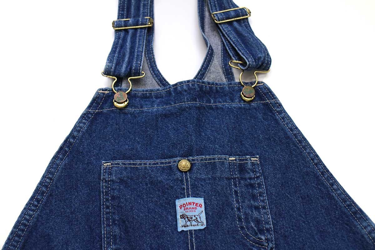 USA製 POINTERポインター デニム オーバーオール w34 L-S - Sixpacjoe