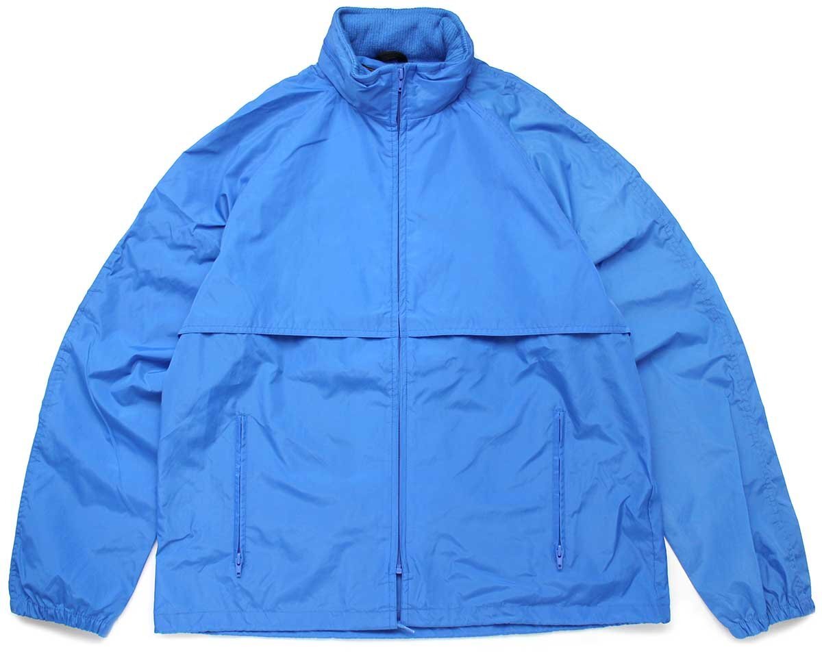 80s EddieBauerエディーバウアー ナイロンジャケット 青 XL