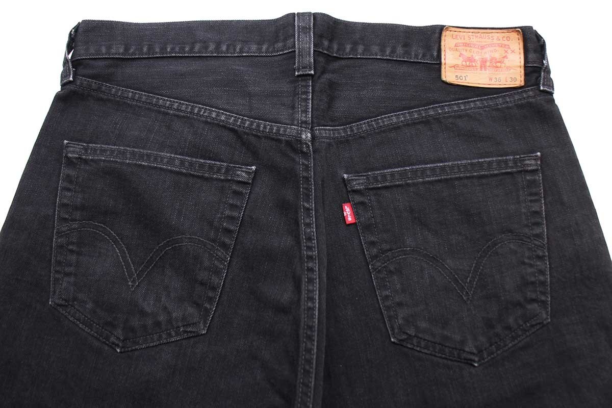 00s メキシコ製 Levi'sリーバイス 501 ブラック デニムパンツ w36 L30