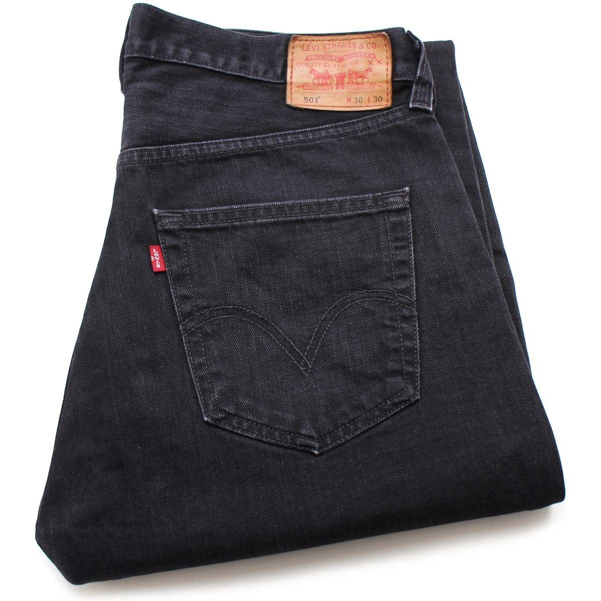00s メキシコ製 Levi'sリーバイス 501 ブラック デニムパンツ w36 L30