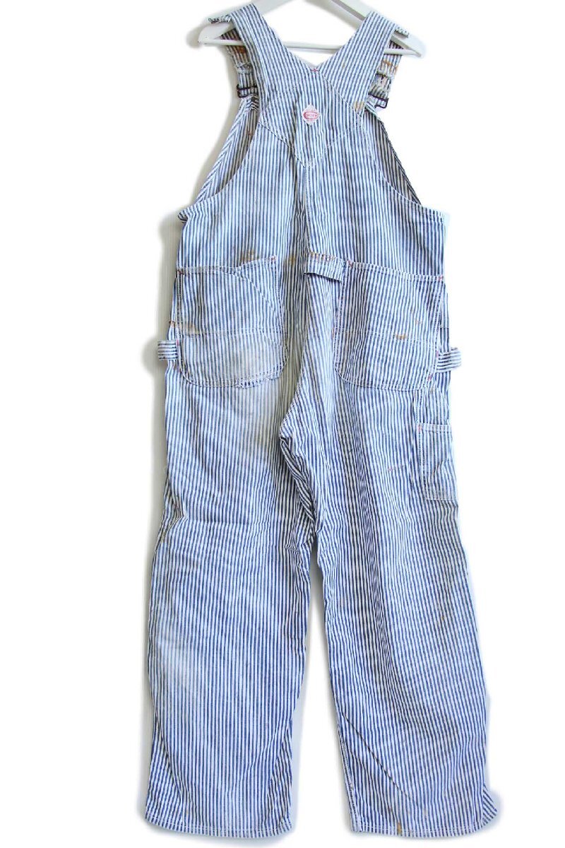 50s USA製 COWDEN ペンキ飛び エプロン付き ダブルニー ヒッコリー