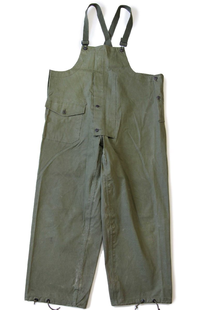 50s 米軍 U.S.NAVY N-2 デッキ レインパンツ オリーブドラブ M
