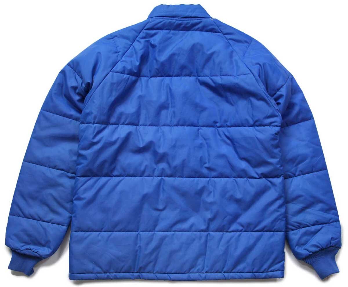 70s Swingster 中綿入り ナイロン レーシングジャケット 青 L