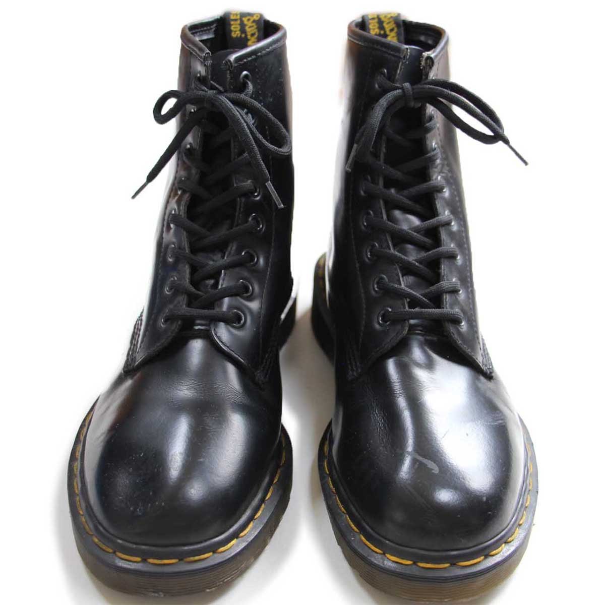 英国製 DR.MARTENSドクターマーチン 1460 レザー 8ホールブーツ 黒 UK9