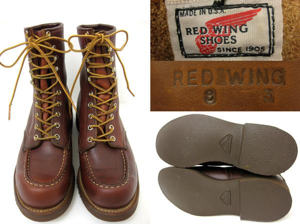 デッドストック☆80s USA製 REDWINGレッドウイング 214 ブーツ 7D