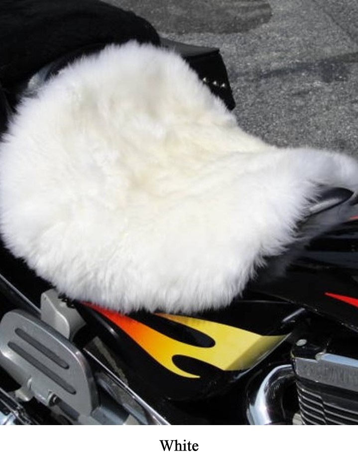 Genuine Sheepskin Motorcycle Butt Savers LW - Sickafus Sheepskins