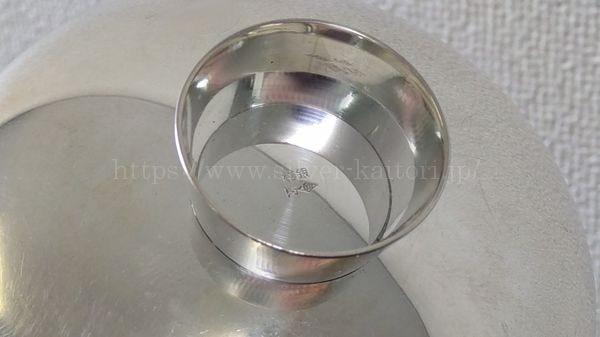 銀杯 47g 造幣局製 SILVER 刻印 シルバー 五三桐紋 消防庁長官賞 箱