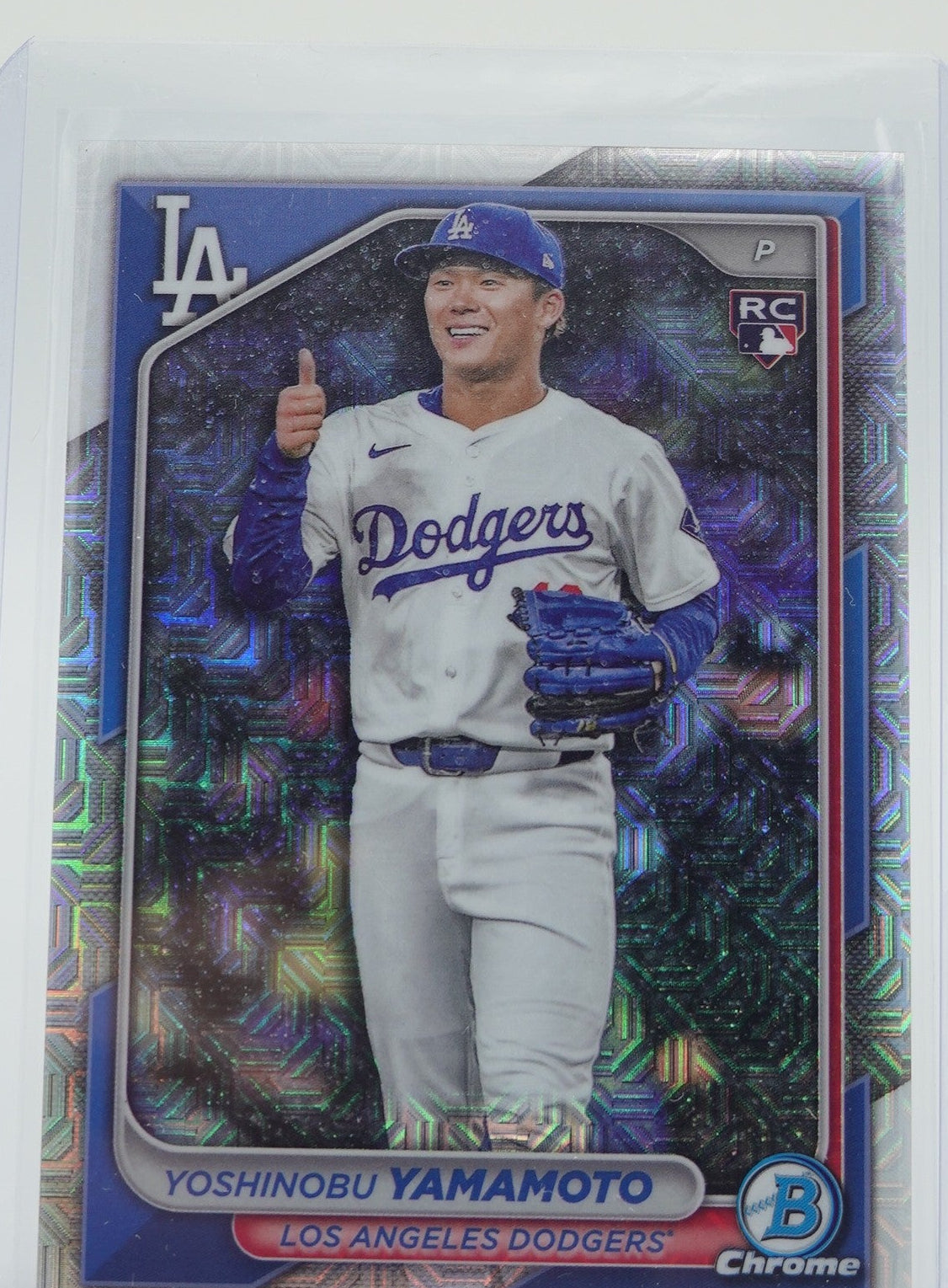 山本由伸 ルーキーカード Mojoリフラクター Image Variationパラレル