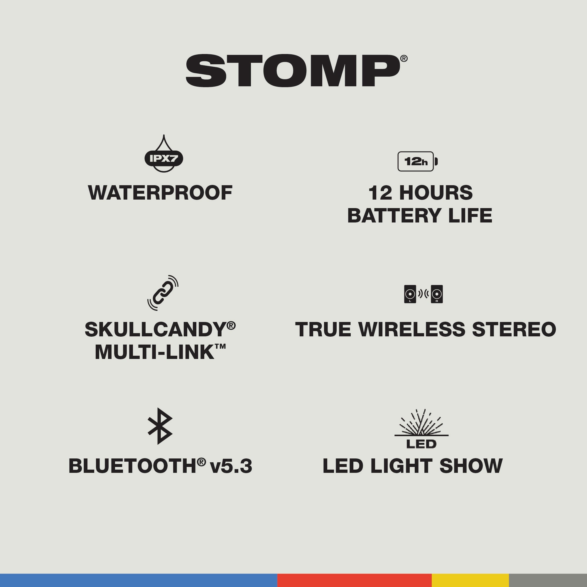 Stomp™ | Wireless Bluetooth Party Speaker