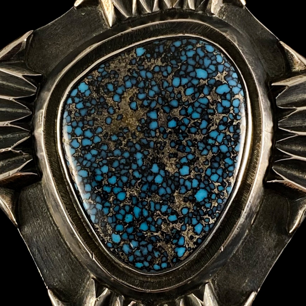 Original Lander Blue Pendant top 066 | ターコイズ・メンズシルバー