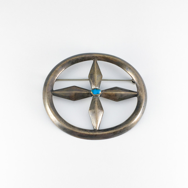 インディアンジュエリー ビンテージ ブローチ 4 | ターコイズ・メンズ