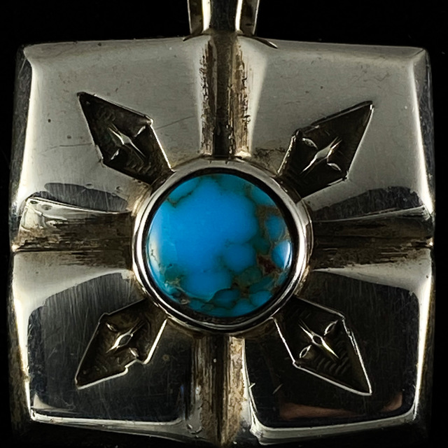 インディアンジュエリー ペンダント トップ 46 | ターコイズ・メンズ