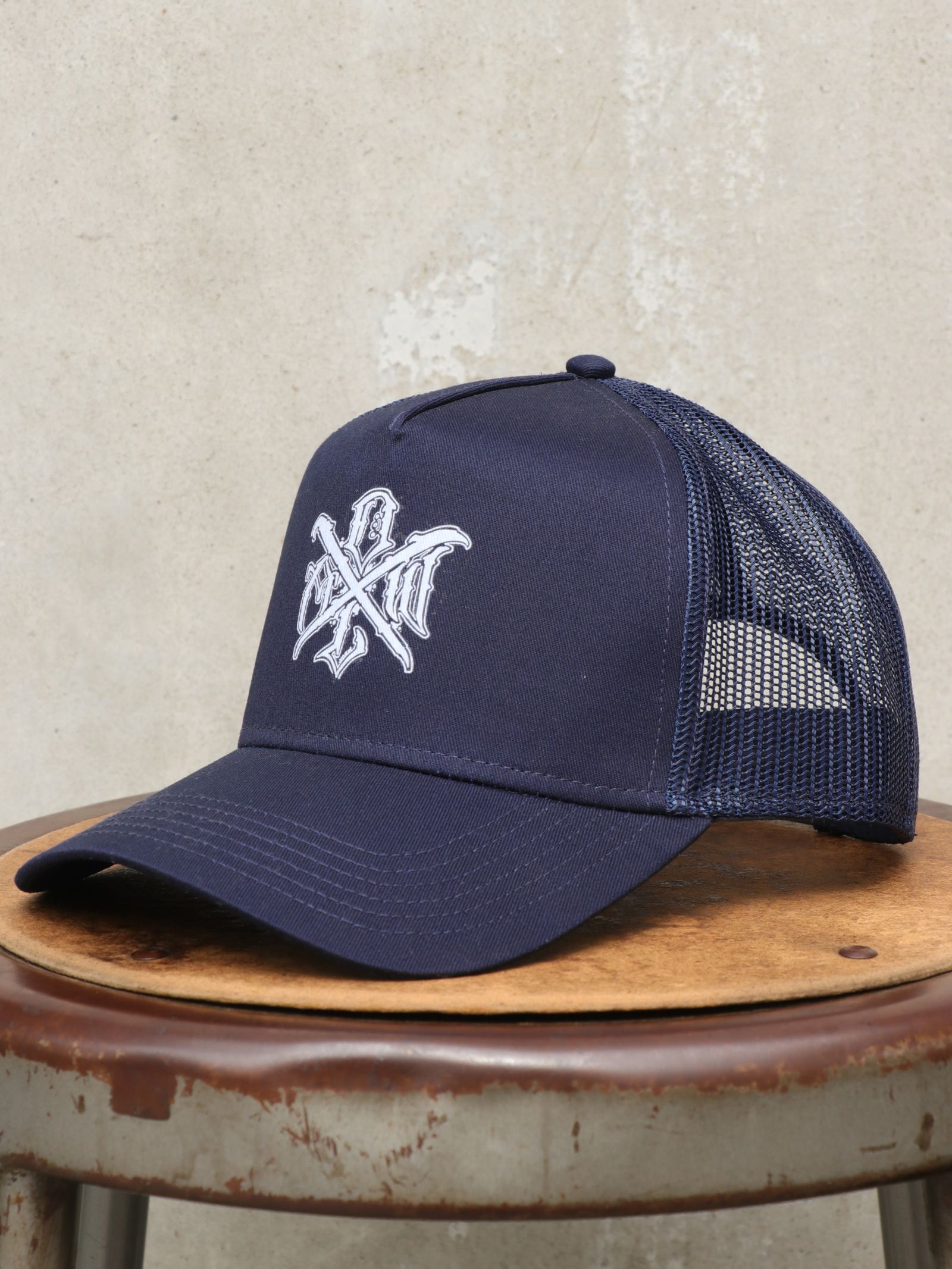 O.L.A.W - NORM ロゴ メッシュキャップ (ネイビー) / NORM LOGO MESH