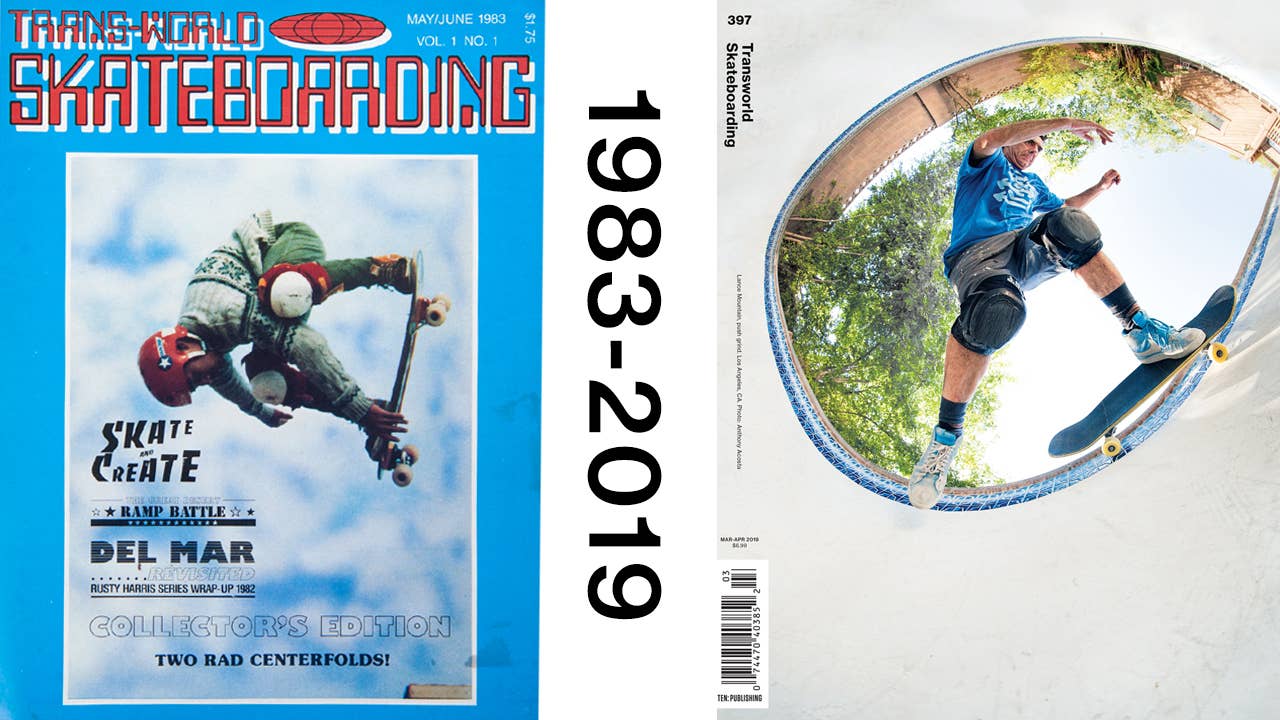 Transworld Skateboarding Covers 1983-2019 - Skateboarding