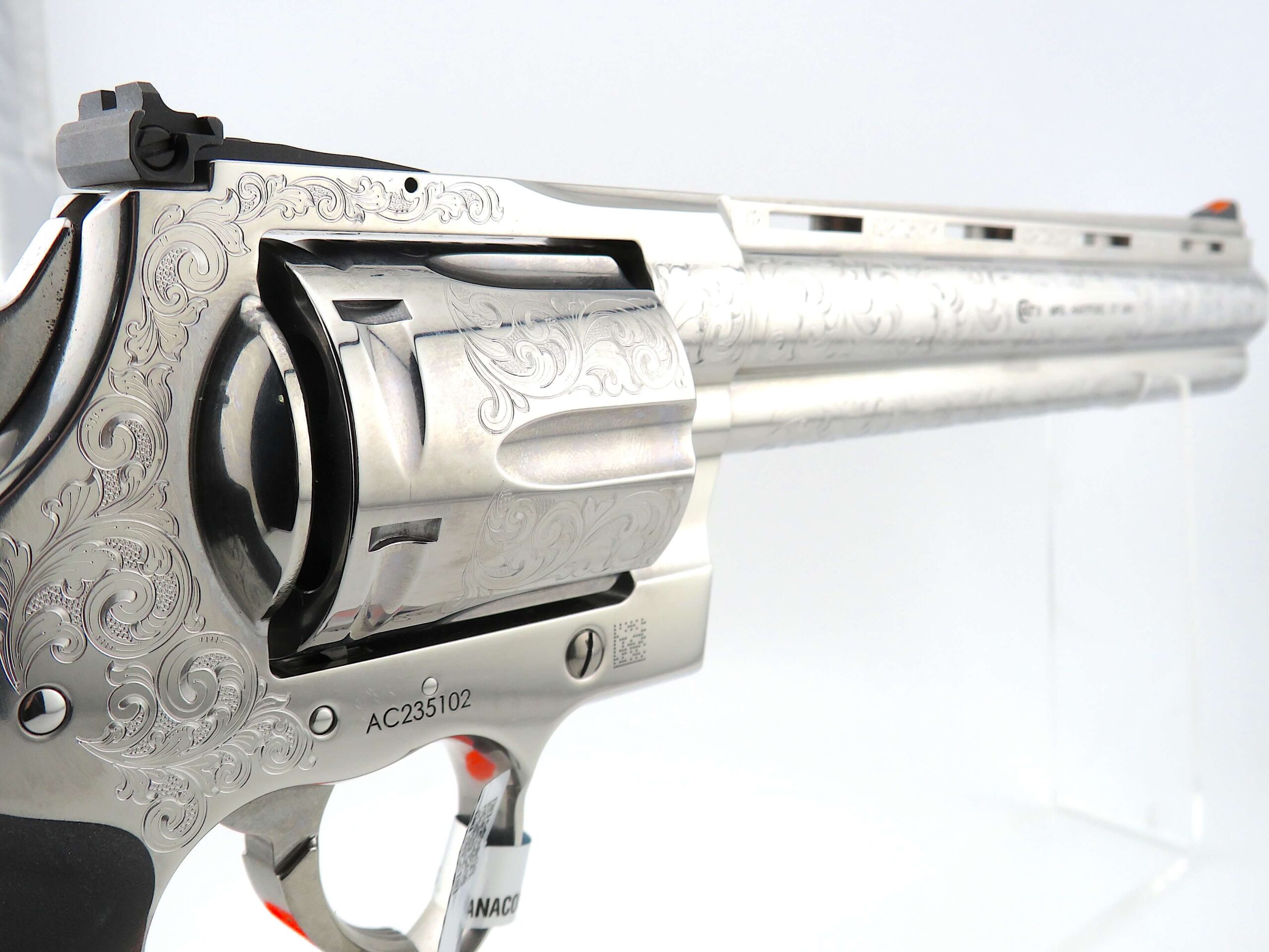 COLT ANACONDA 8” 44mag FULL COVERAGE DEEP ENGRAVED - SK Guns