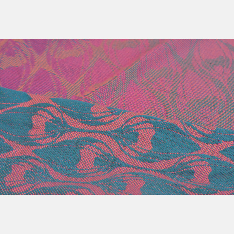 Yaro La Fleur Meta Petrol Fuchsia Orange Length 4.60 meters