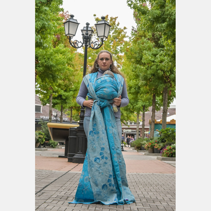 Yaro Starfish Duo Blue Grey Confetti Ring Sling