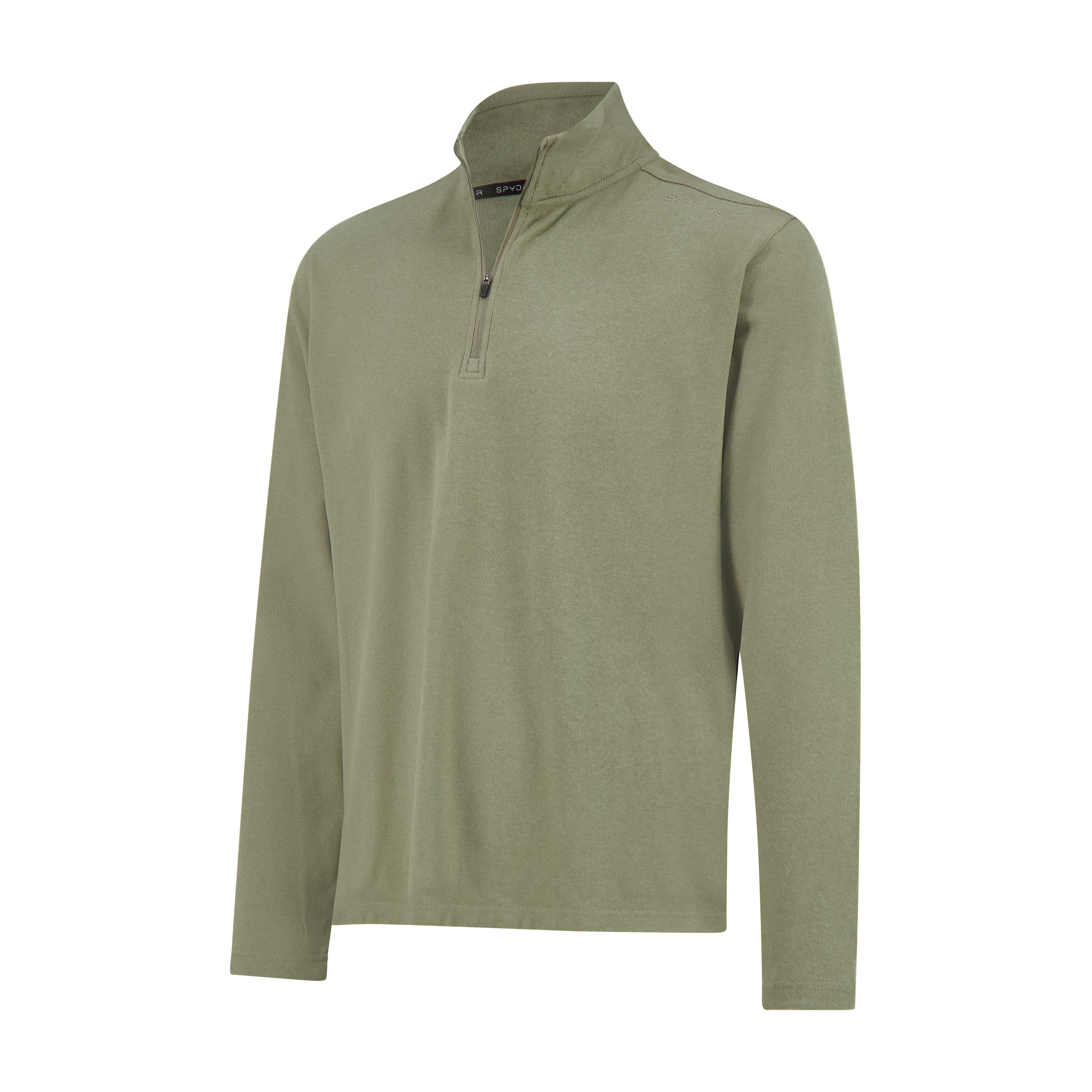 Mens Brushed Vertical Stripe Quarter Zip - Brown – Spyder