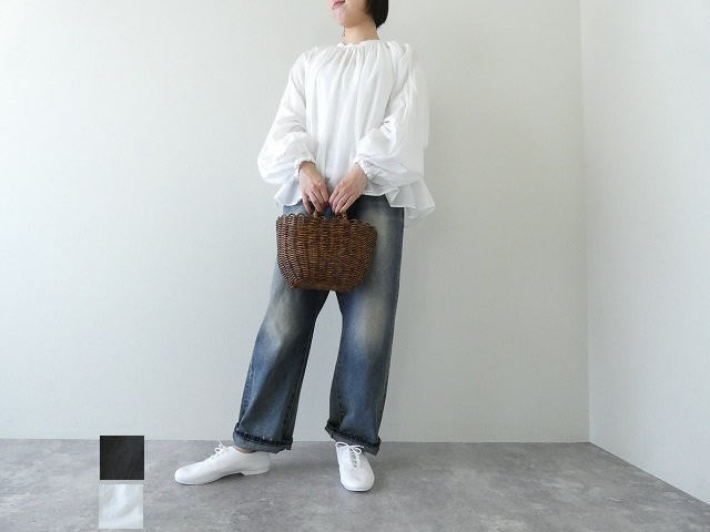 Veritecoeur(ヴェリテクール) コットンギャザーブラウス(ST-193