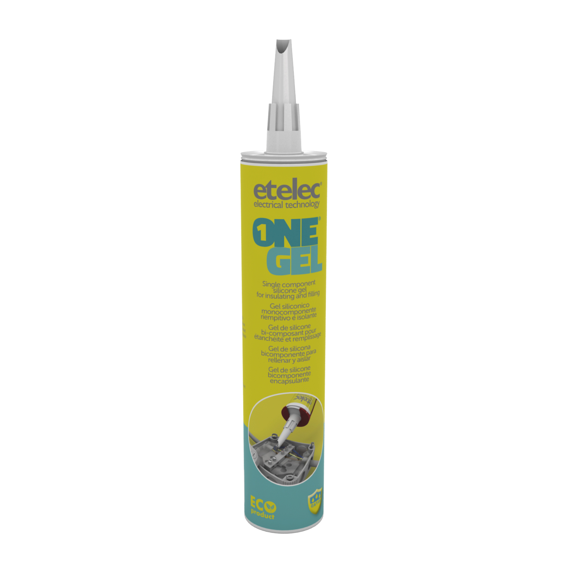 Etelec ONEGEL [0.3 Liter/10 oz] Electrical Re-enterable