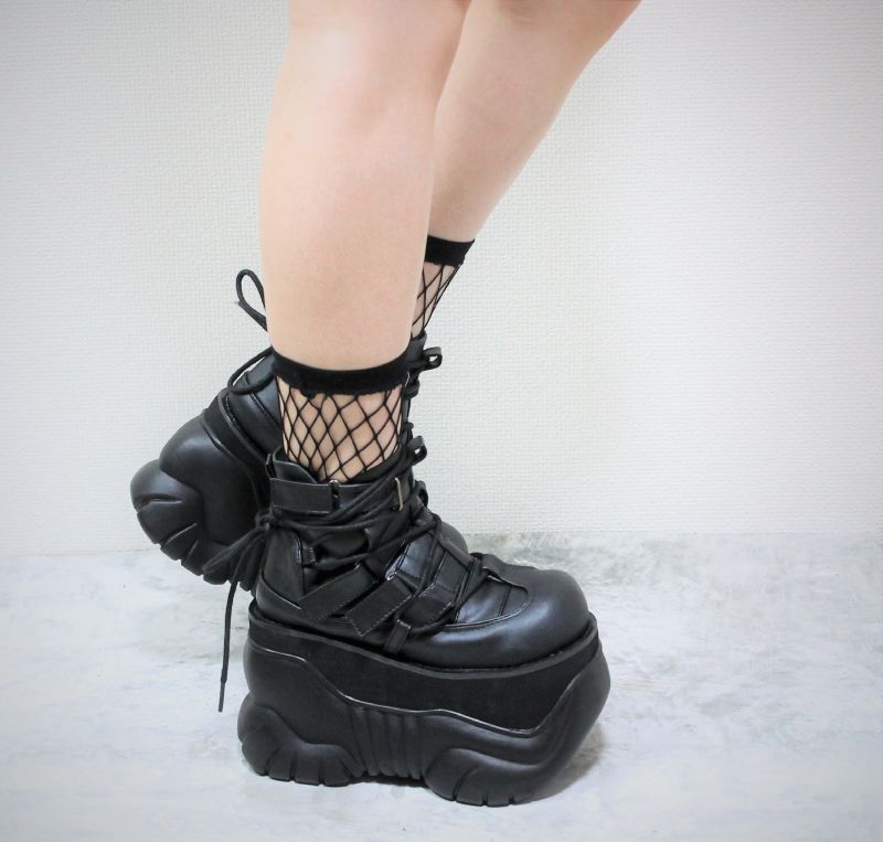 取り寄せ]MENS / BOXER-13 / 厚底スニーカー【DEMONIA】 | Spider Rock Web