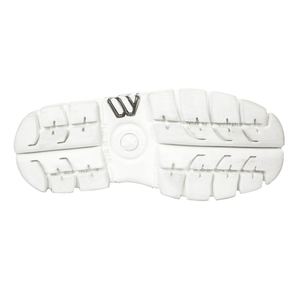 取り寄せ]M-106-S53 / ホワイト / 厚底スニーカー / 本革【NEW ROCK