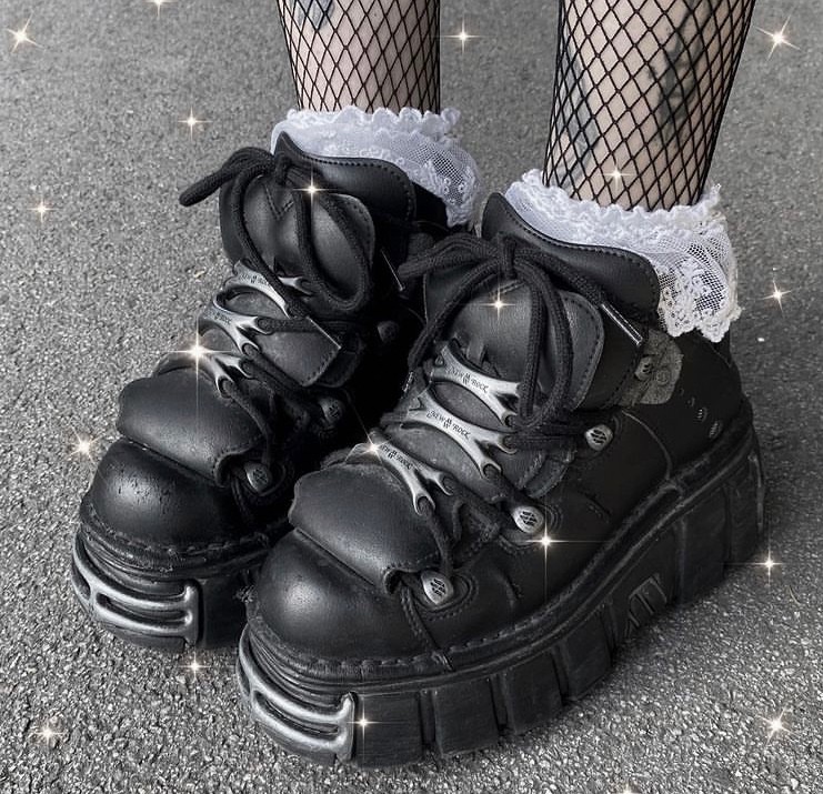 ⭐即納⭐M-106-S112 / プレート / 厚底スニーカー / 本革【NEW ROCK