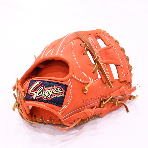 久保田スラッガー KSN-AR4 内野手用 Fオレンジ×タン C-7832 グローブ