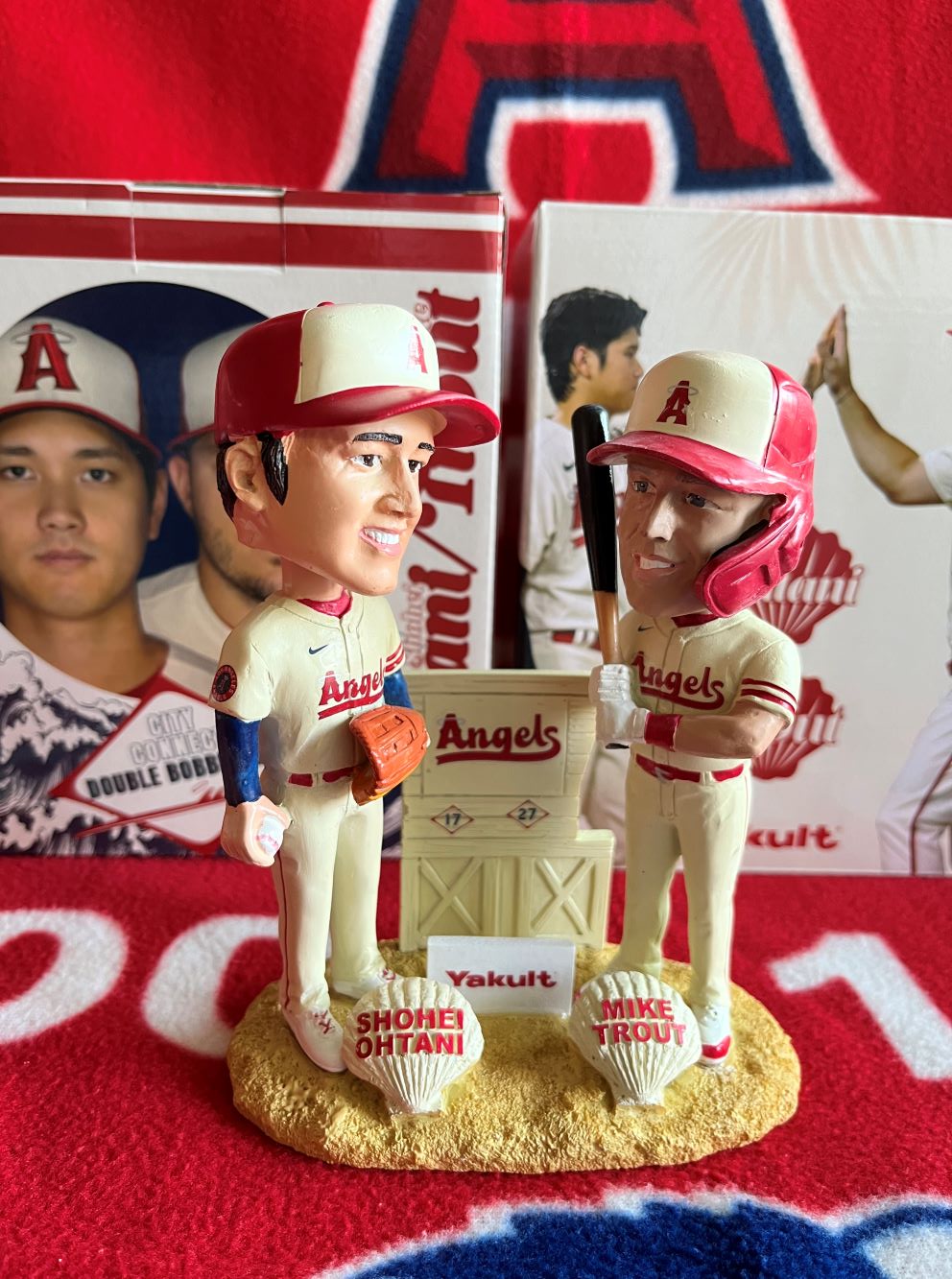 球場限定】 7月1日先着限定配布 大谷翔平&マイク・トラウト