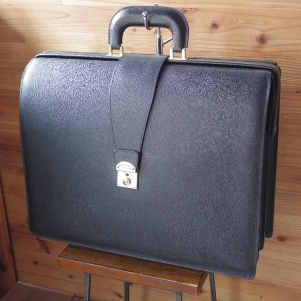 極上☆(仏)ルタヌア/LE TANNEUR【☆レザー/ダレスバッグ 】メンズ