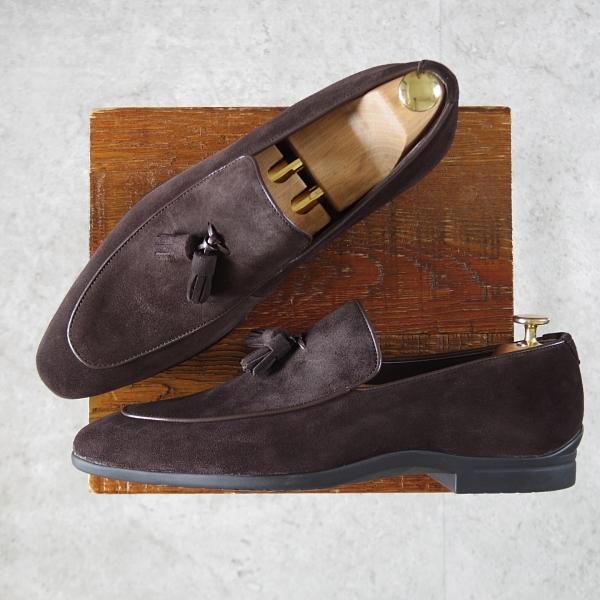 三陽山長 SIZE 43【タッセルローファー/新介/スエード】 | 高級中古
