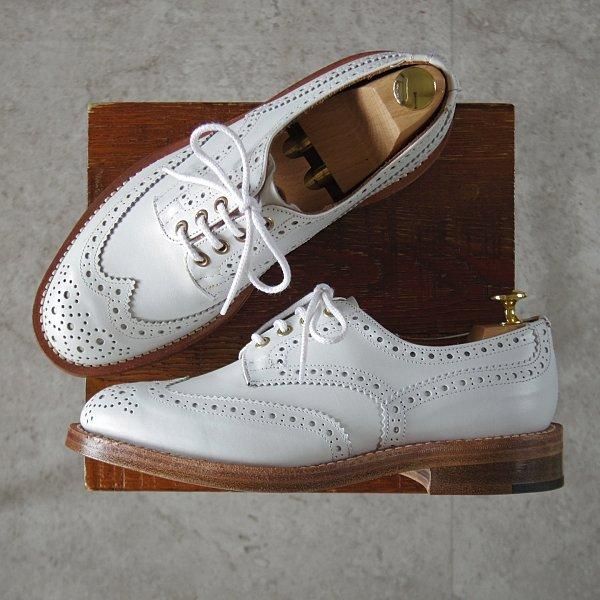 トリッカーズ SIZE 7.5【BOURTON/バートン/白】 | 高級中古革靴の買取