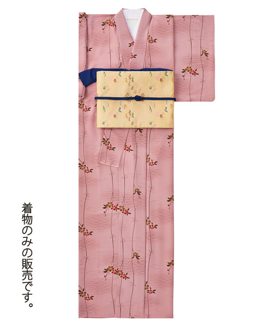 桜花文様京小紋】きもの | ユニフォーム総合メーカーのサーヴォ公式