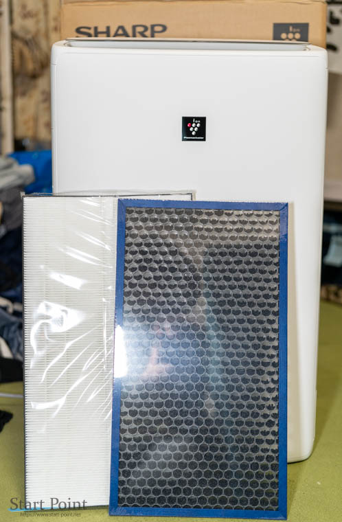 シャープ 加湿機能付き空気清浄機 KI-RS50-W レビュー | Start Point