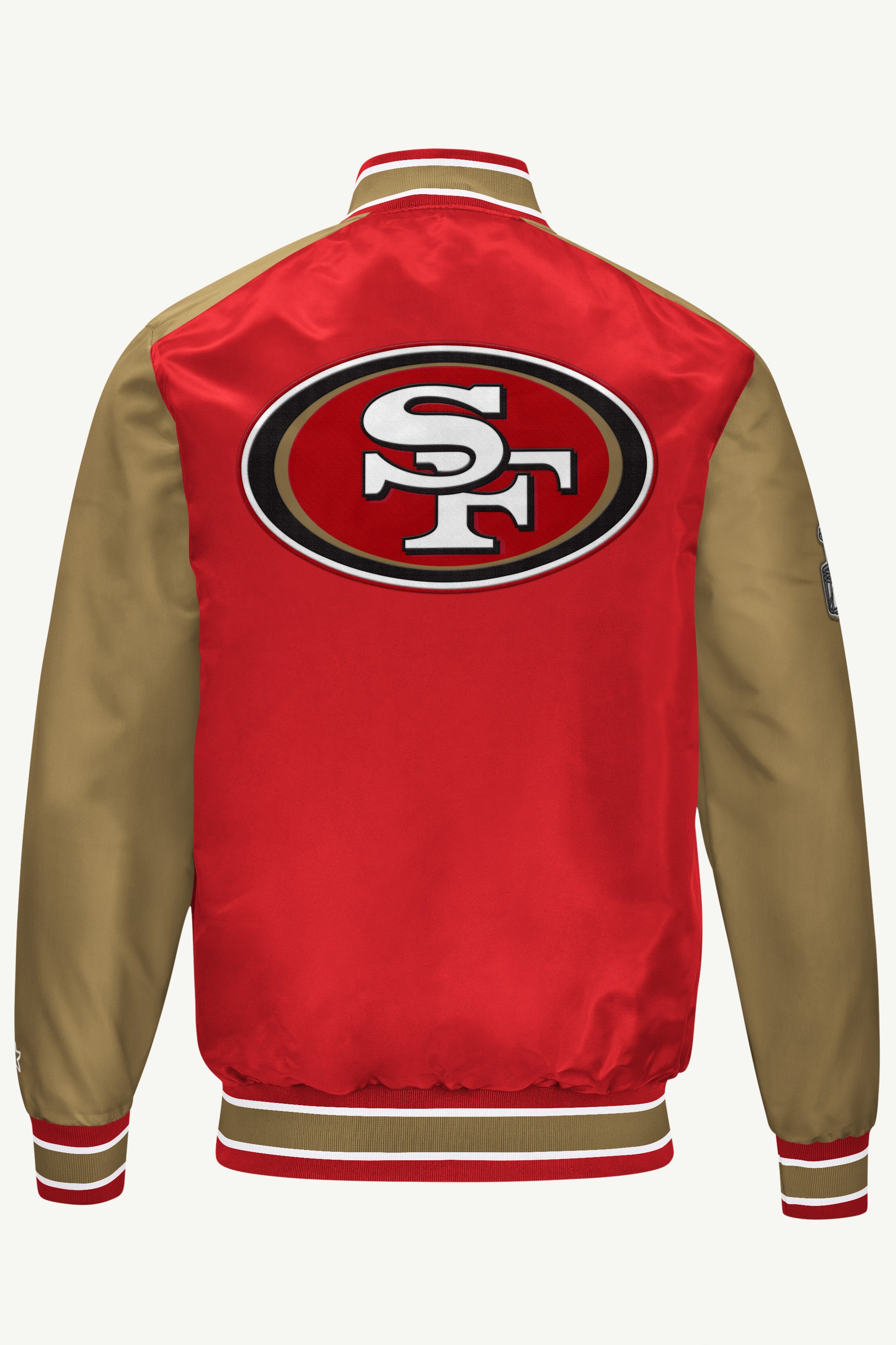 Mens San Francisco 49ers Satin Varsity Jacket | NFL | Starter
