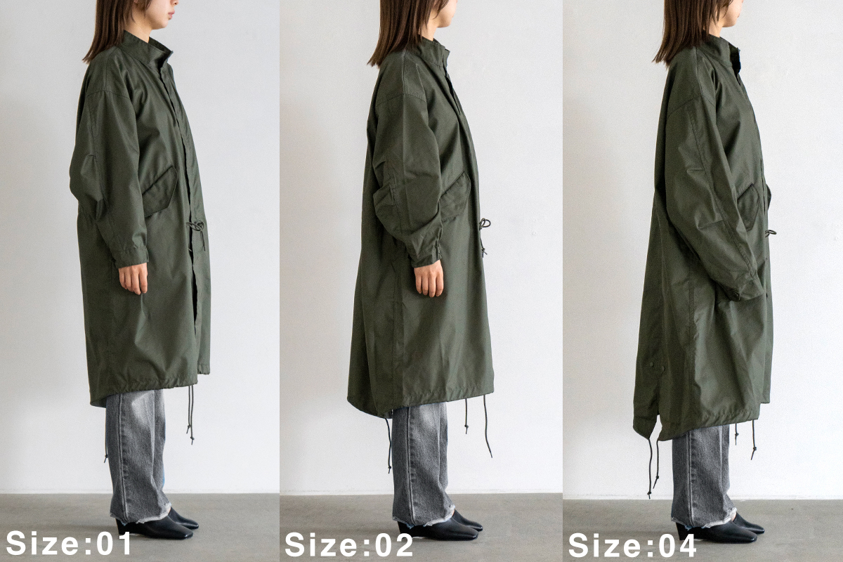 サイズ比較】ハイク“TYPE M-65 FIELD COAT”を着比べ | st company