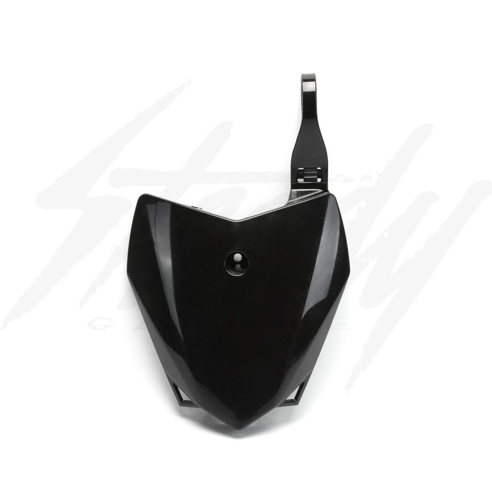 UFO Racing Front Number Plate - Universal Fitment, KLX110, Z125