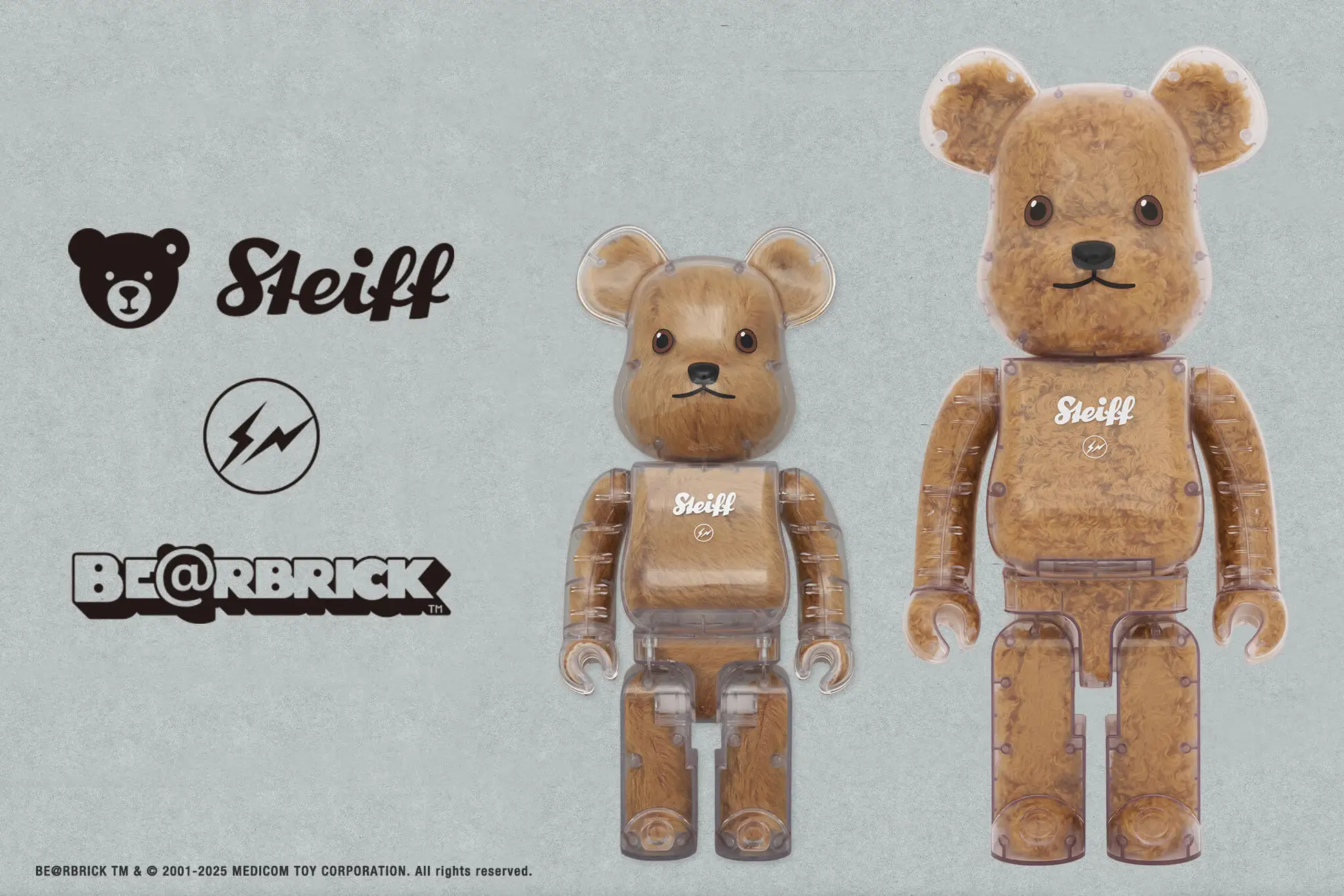 プレスリリース「Steiff BE@RBRICK fragment 400％ / 1000