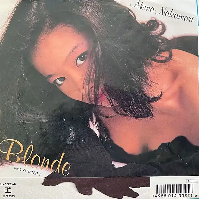中森明菜 / BLONDE [7inch - L-1754]：JAPANESE：アナログレコード専門